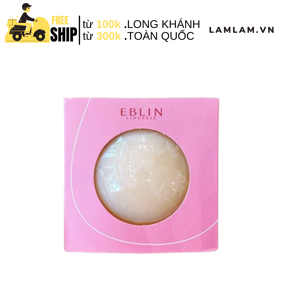 Miếng dán ngực silicon nhiệt tự thân EBLIN dán ti tự dính không dùng keo siêu bền đẹp màu da thật