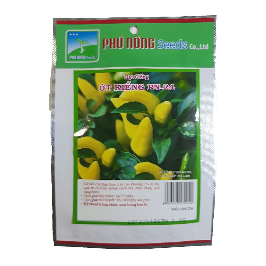 Hạt giống Ớt kiểng PN 24 - Gói 0.2g