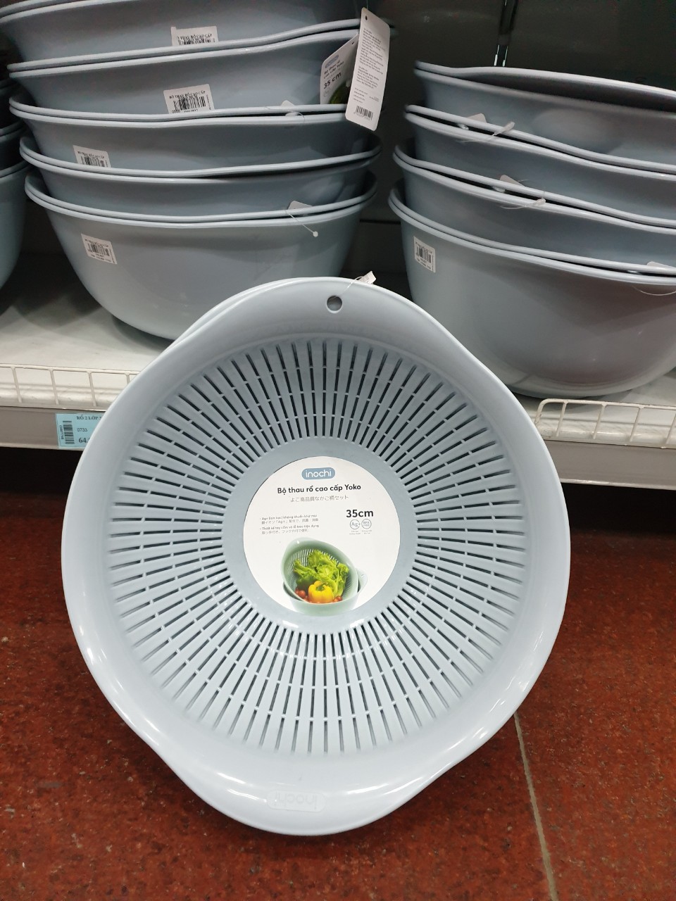 Bộ Thau Rổ Yoko 30cm hàng chính hãng Inochi
