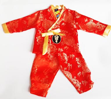 [HCM]Bộ Hanbok gấm cho bé trai cho bé diện tết