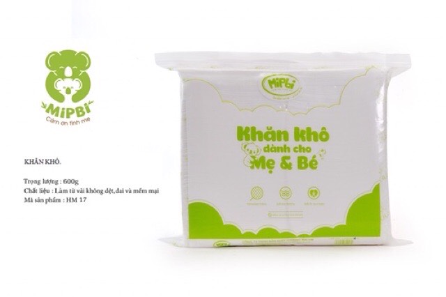 Khăn khô đa năng Mipbi 600g