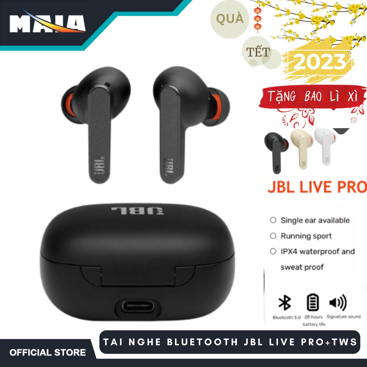 Bản Quốc Tế Tai nghe Bluetooth True Wireless JBL LIVE PRO+TWS. Tai Nghe