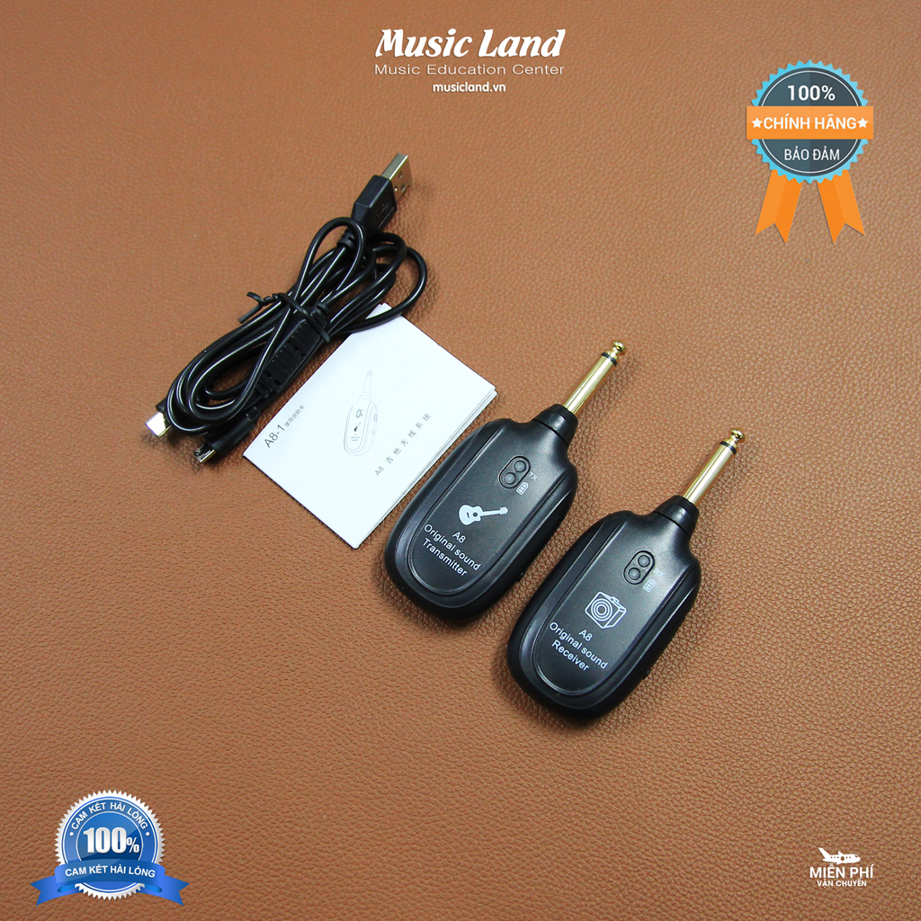 Bộ kết nối đàn guitar không dây a8 – chính hãng