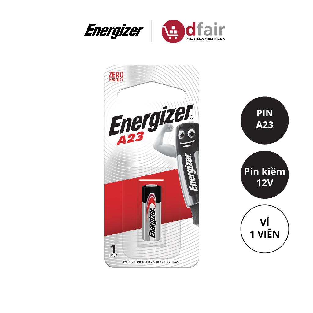 Vỉ 1 viên pin energizer specialty a23 bp1 - 100193513