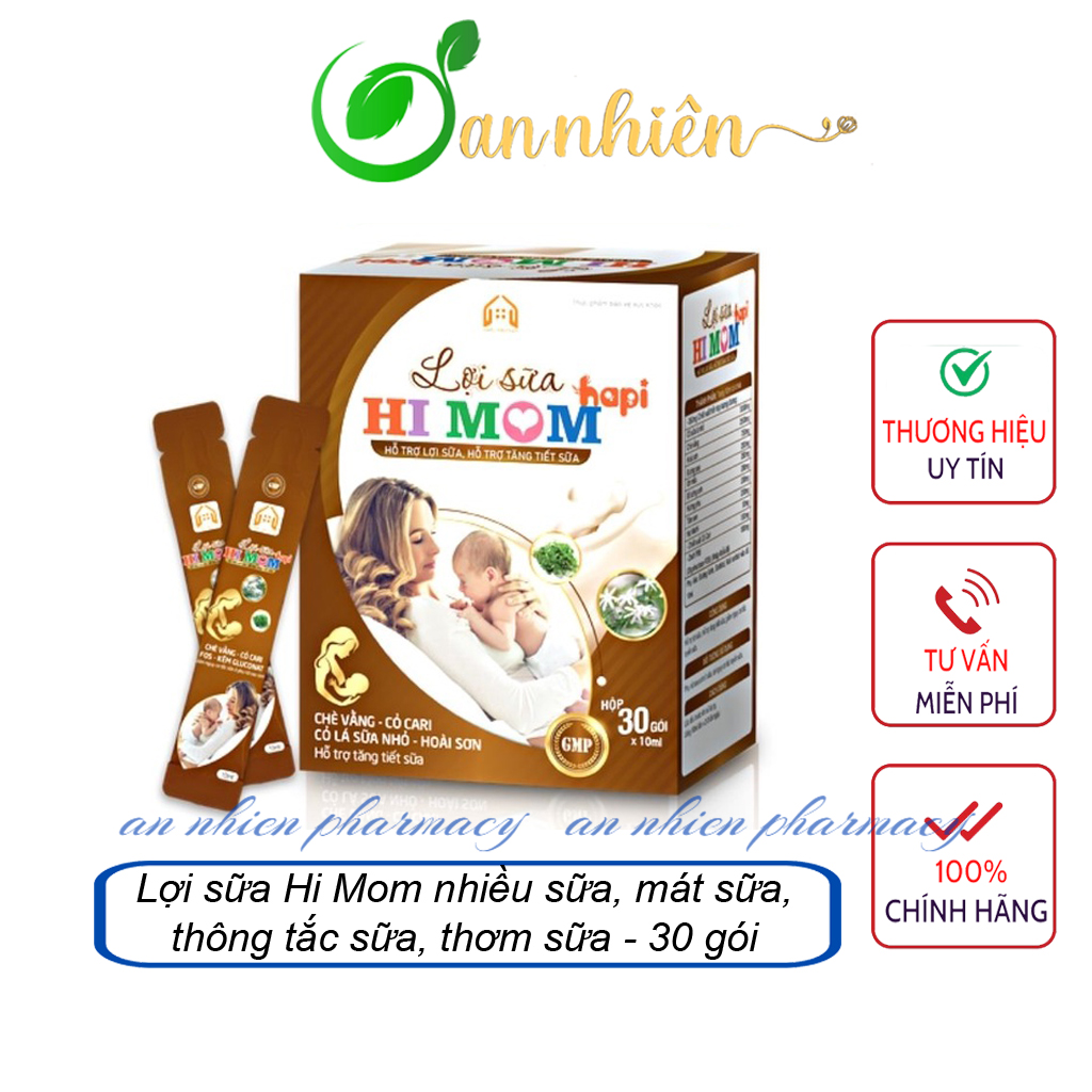 Lợi sữa Hi Mom nhiều sữa, mát sữa, thông tắc sữa, thơm sữa