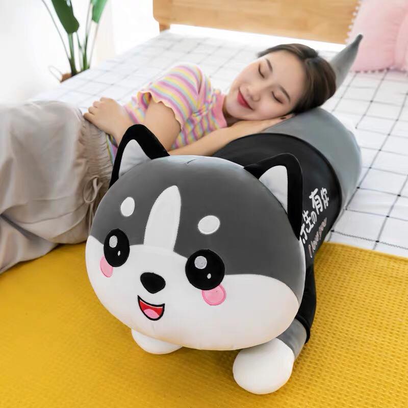 Gấu bông miniso mèo alaska mèo má hồng cao cấp mềm mịn an toàn cho bé