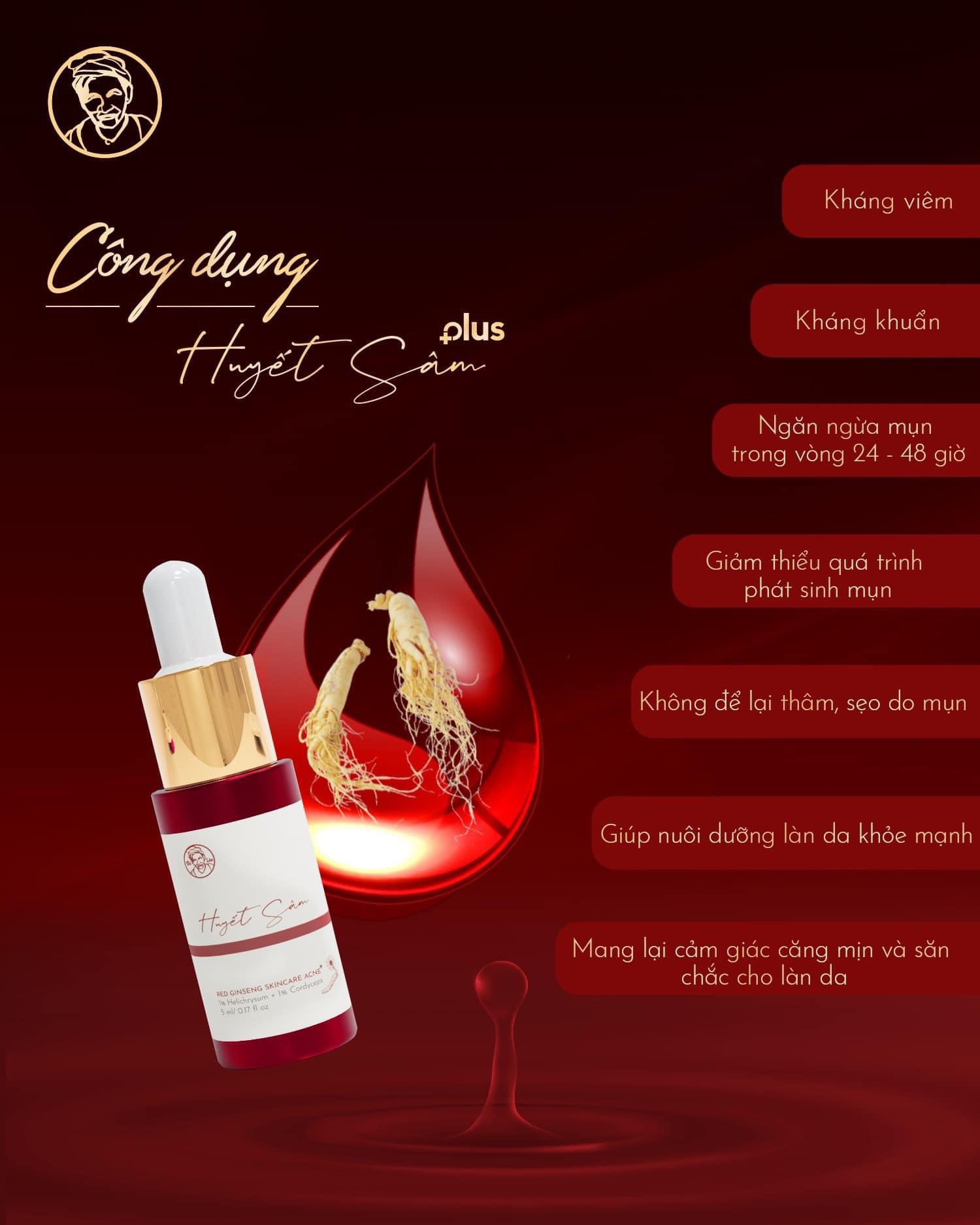 [CẬN DATE SALE] SERUM HUYẾT SÂM PLUS BÀ LÃO NGĂN NGỪA MỤN NÁM