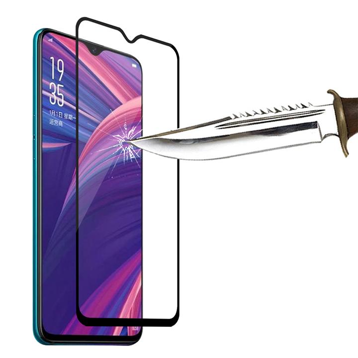 OPPO A5s Kính Cường Lực Full Màn 9D Full Keo - Miếng Dán Màn Hình Điện Thoại - Màu Đen