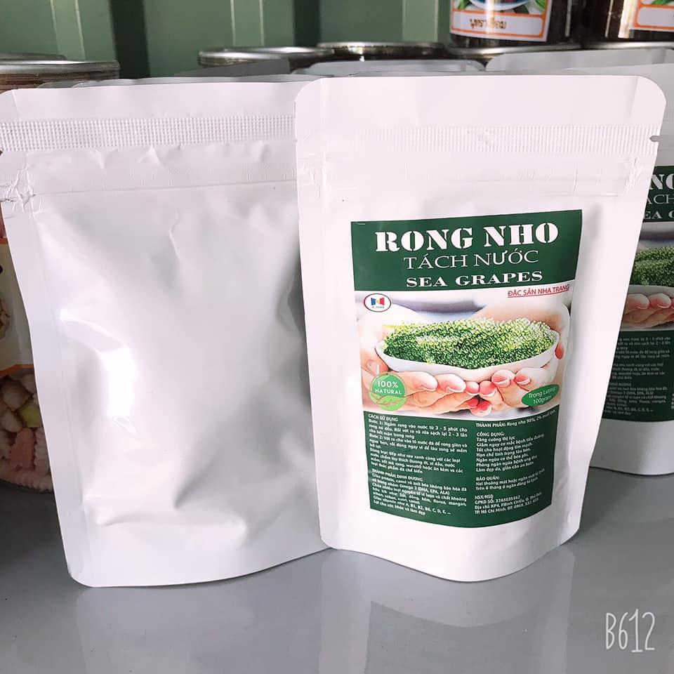Rong Nho Tách Nước Khánh Hòa Gói 100g kèm sốt