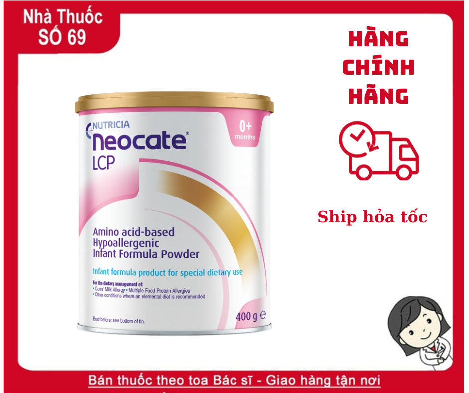 [HÀNG AIR] Sữa Neocate LCP của Úc dành cho bé dị ứng đạm bò 400g