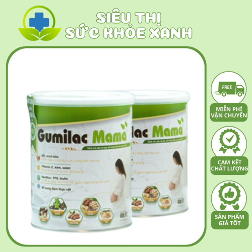 Sữa hạt Gumilac Mama - Dòng sữa hạt hữu cơ tự nhiên hỗ trợ tiểu đường thai kì cho các mẹ bầu 650gr và 400gr