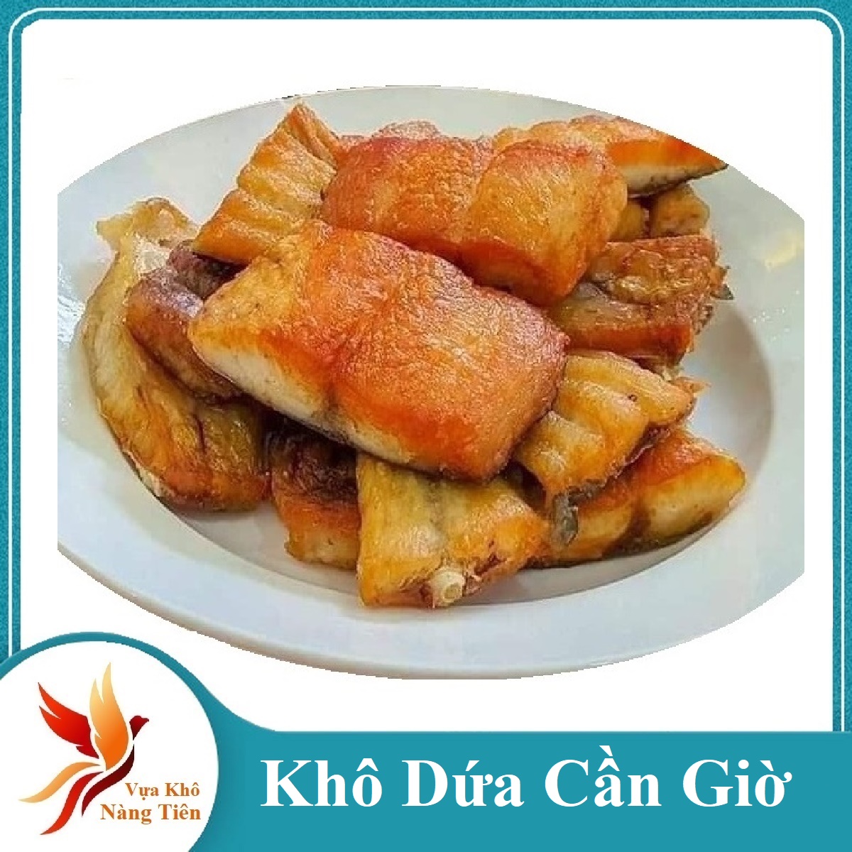 Combo 5kg dứa khô cá dứa phi lê chính hiệu cần giờ