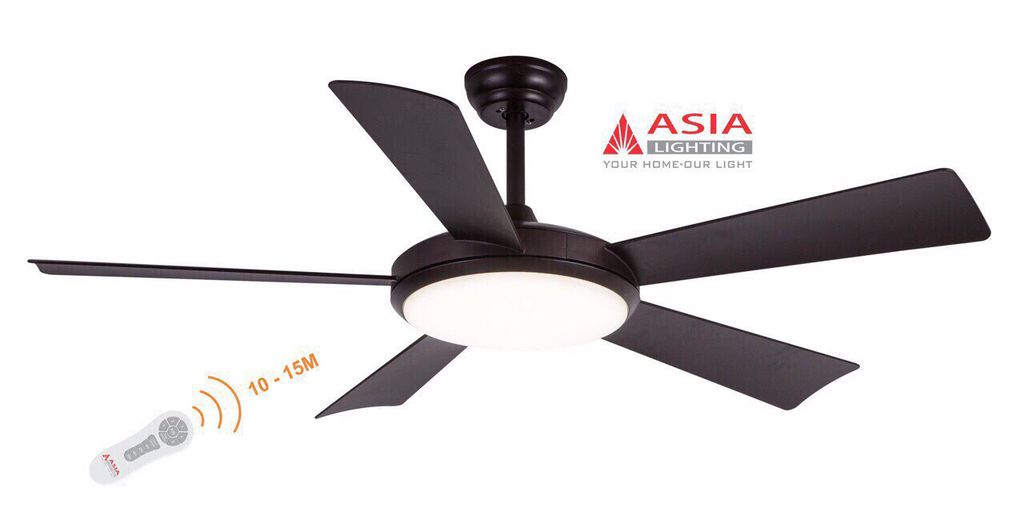 Quạt trần đèn cao cấp qt01- asia