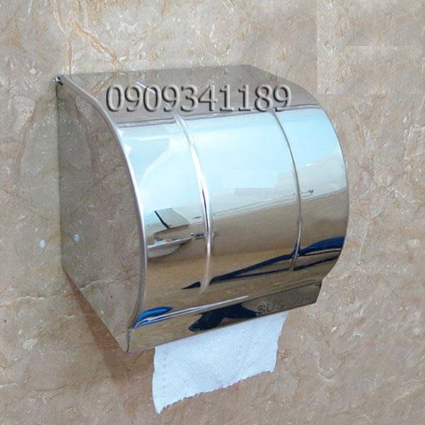 [HCM]Lô Giấy Vệ Sinh Hộp Kín Inox 304 Dày Dặn (Đựng Được Cả Giấy Có Lõi Và Không Lõi)