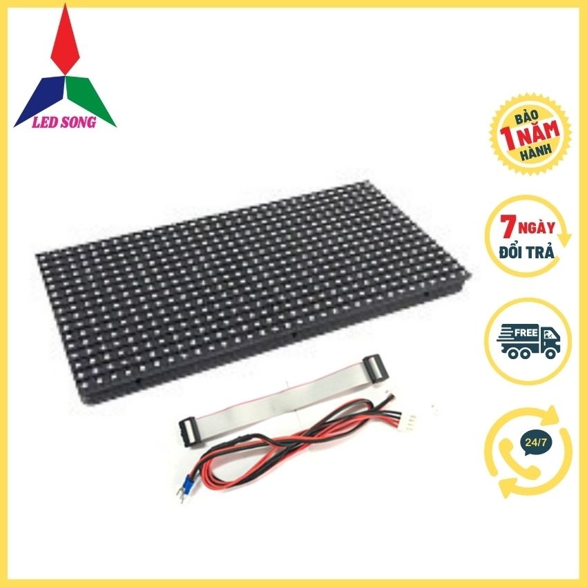 Đèn Led Ma Trận P10 Màu Đỏ Ngoài Trời Smd