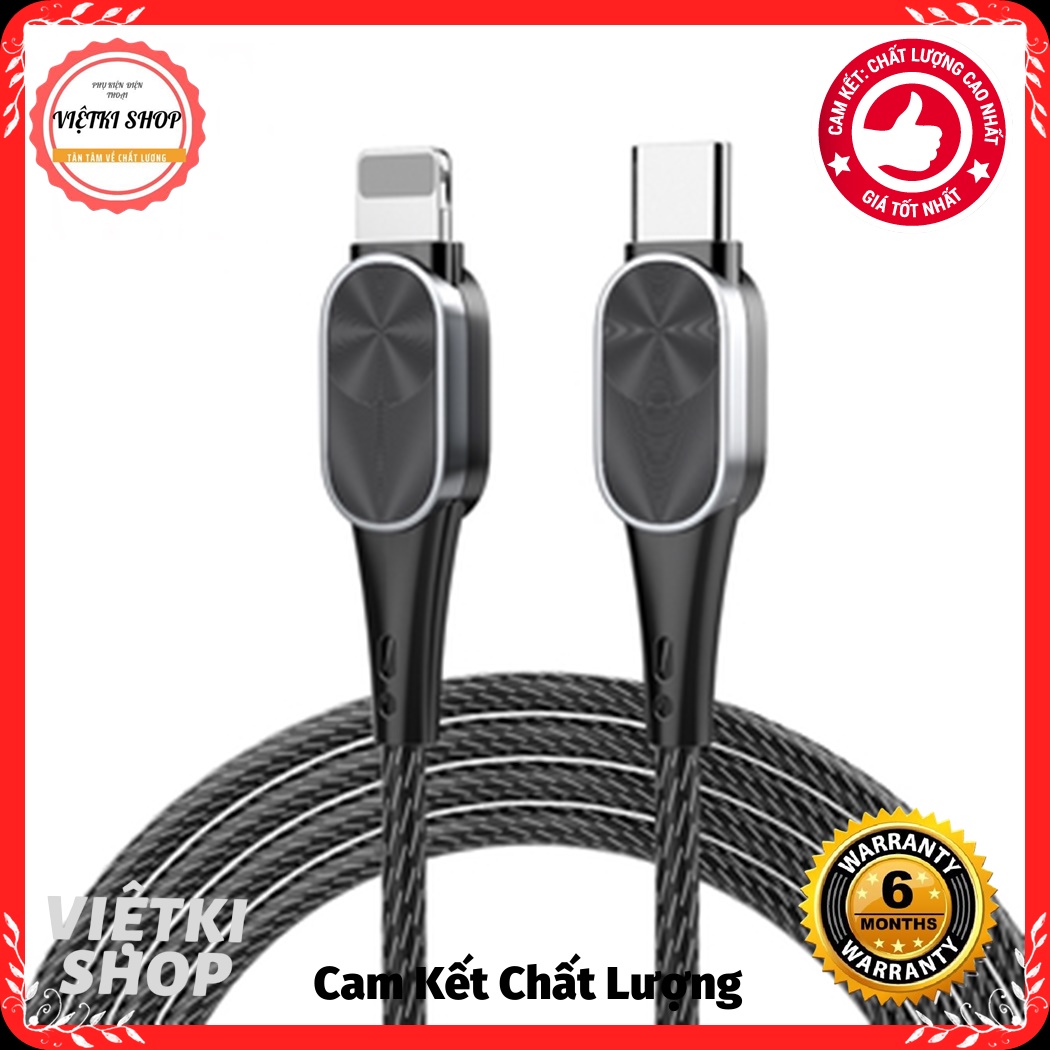 Cáp sạc nhanh 20w typec to lighting dùng cho iphone