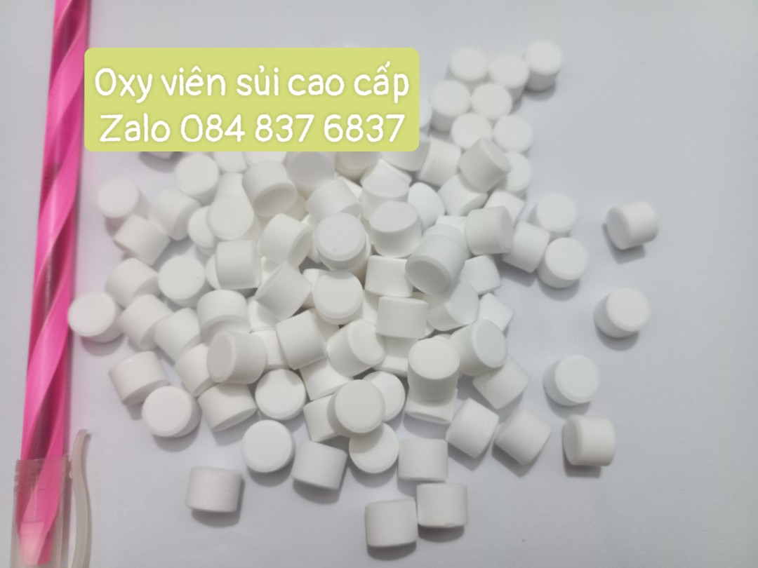 100 viên Oxy Viên, viên oxy câu cá, cung cấp oxy, viên sủi oxy cho cá