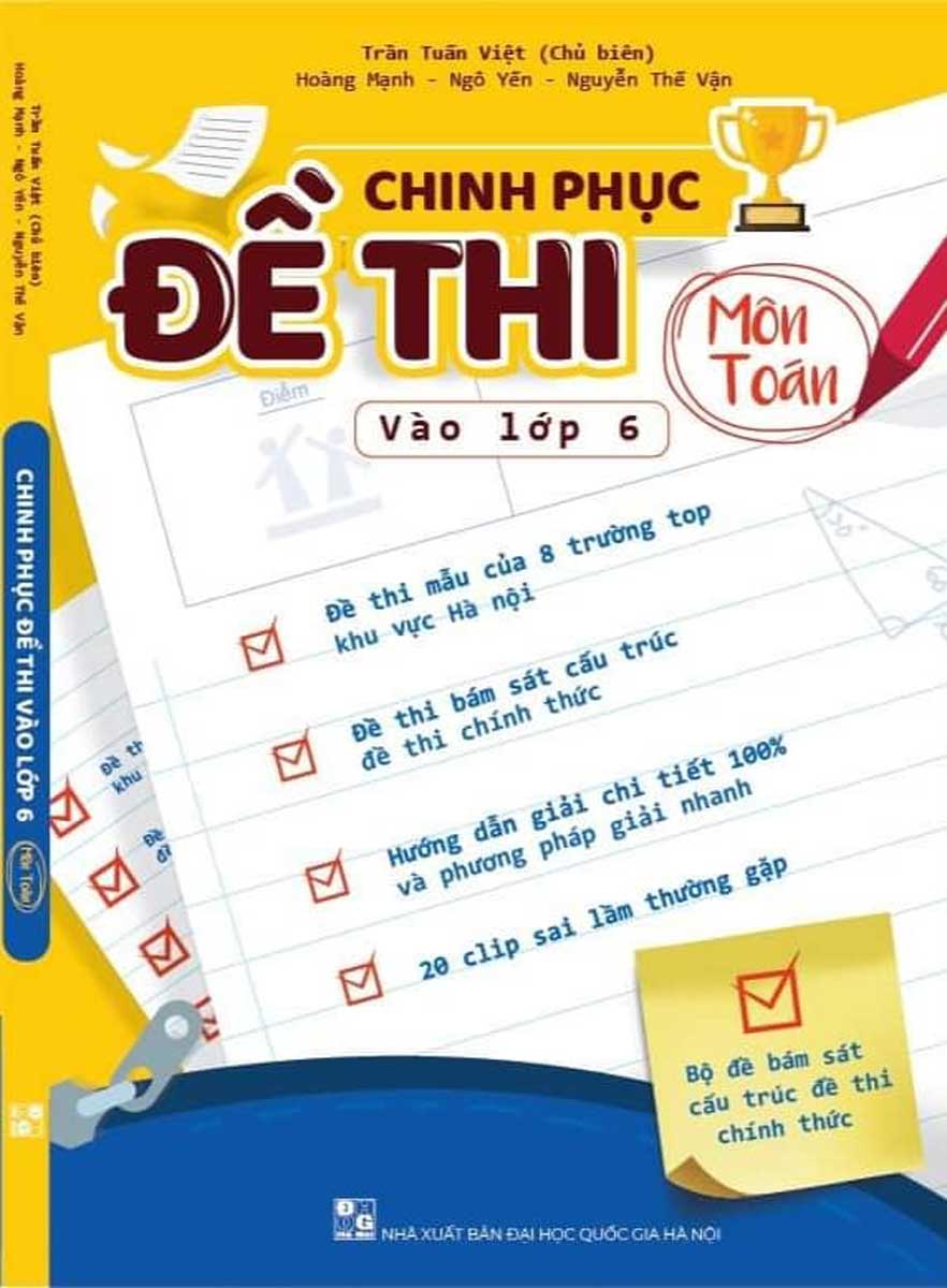Chinh phục Đề thi vào lớp 6 Môn Toán