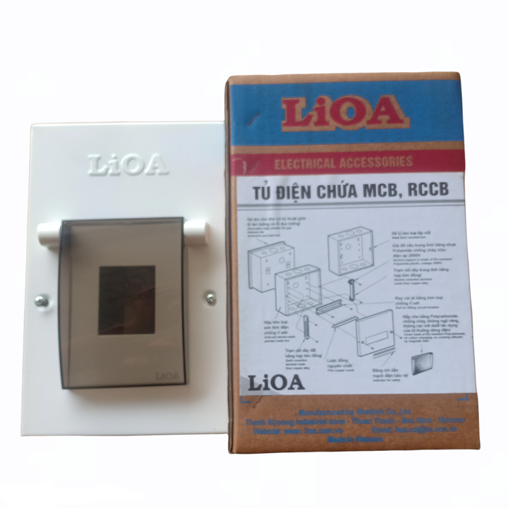 Tủ điện kim loại lioa lắp nổi loại nhỏ - dùng cho át cài.