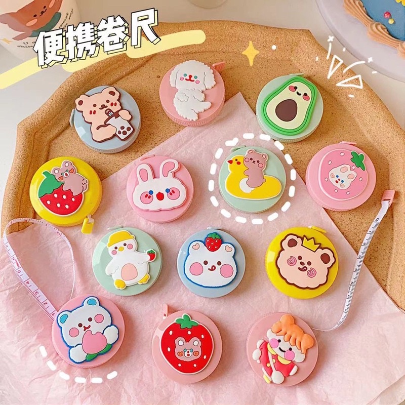 THƯỚC DÂY ĐO MINI DẠNG RÚT ẤN NÚT