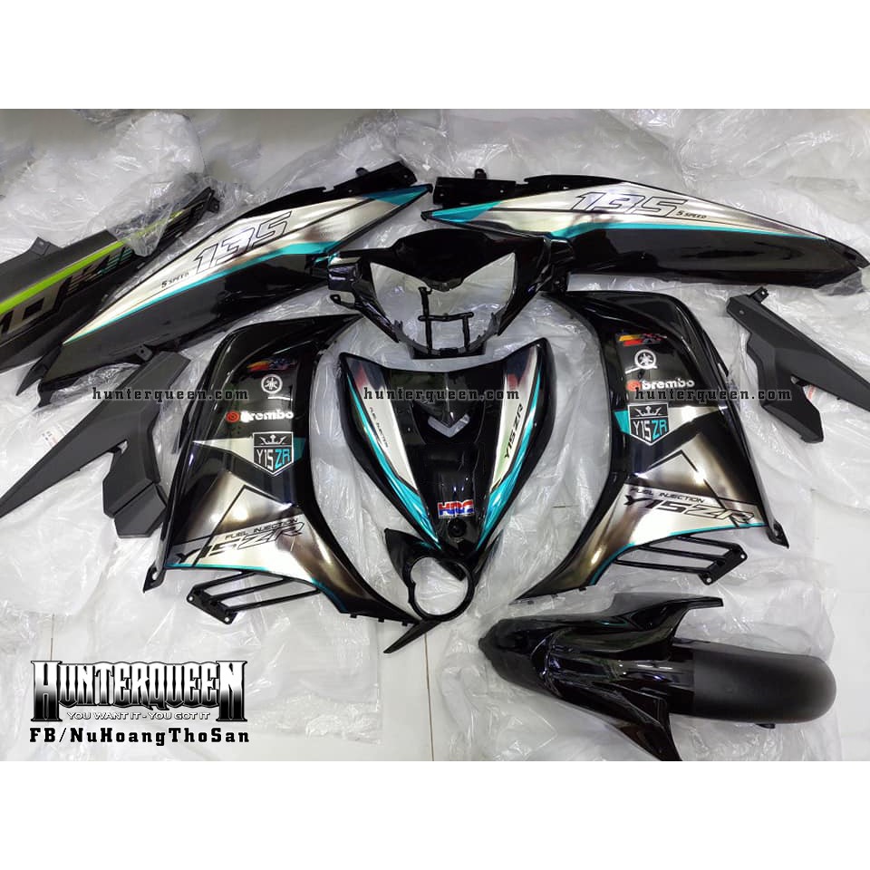 Tem Rời Xe Exciter 2011 - Chất Liệu Crom Y15Zr - Tùy Chỉnh Theo Yêu Cầu - Tem Chế Exciter 135 Chất Lượng Cao