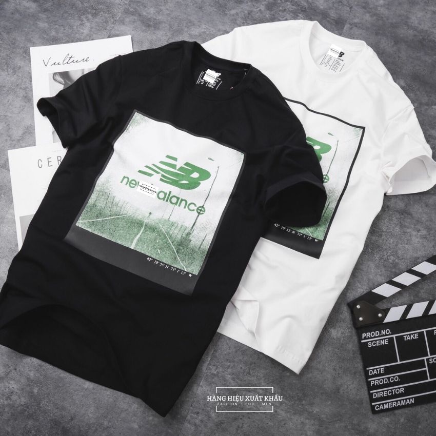 Áo thun nam cao cấp NB Graphic Tee, áo thun nam cổ tròn cao cấp