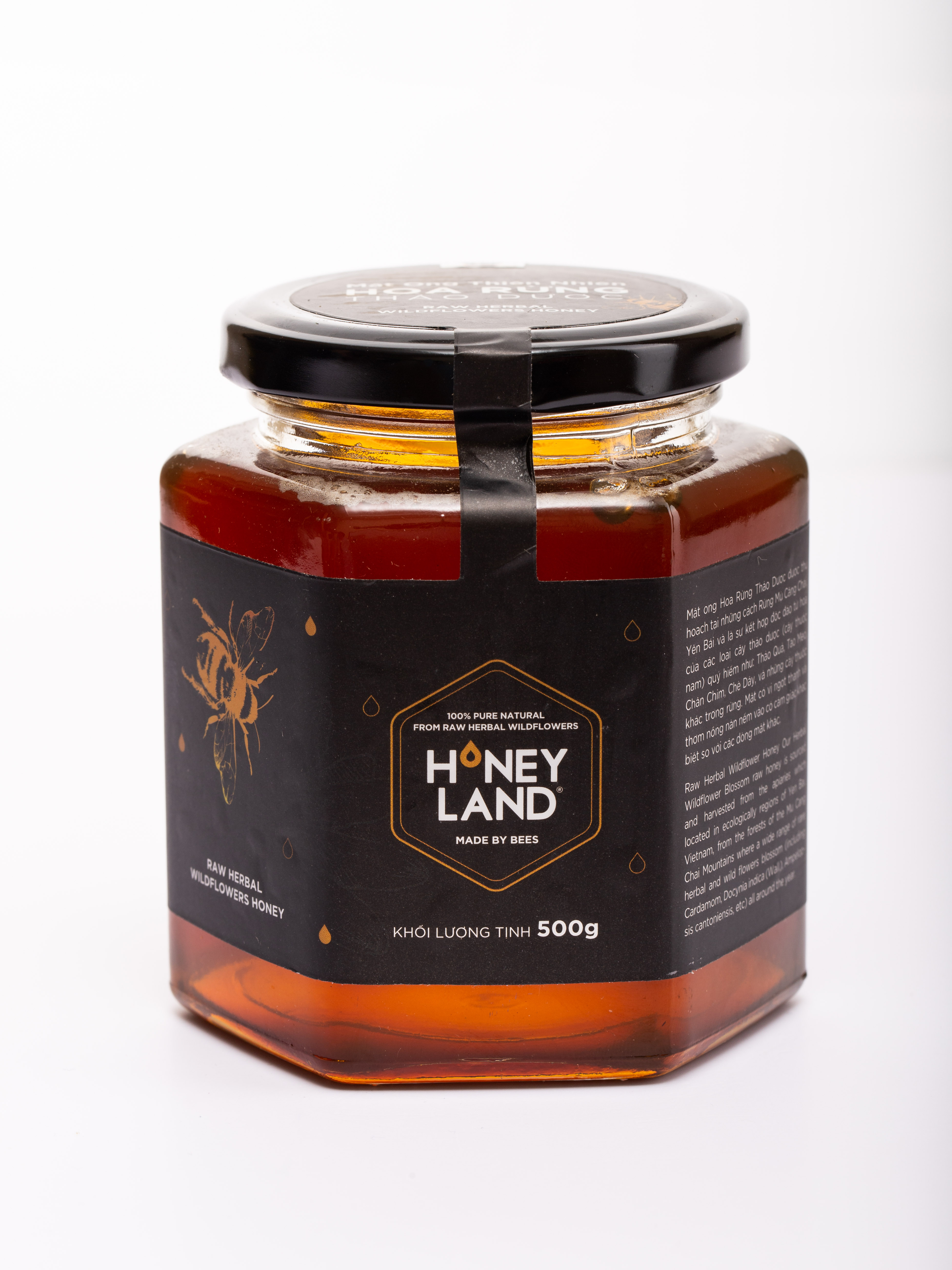 [HCM]MẬT ONG HOA RỪNG THẢO DƯỢC HŨ 500G