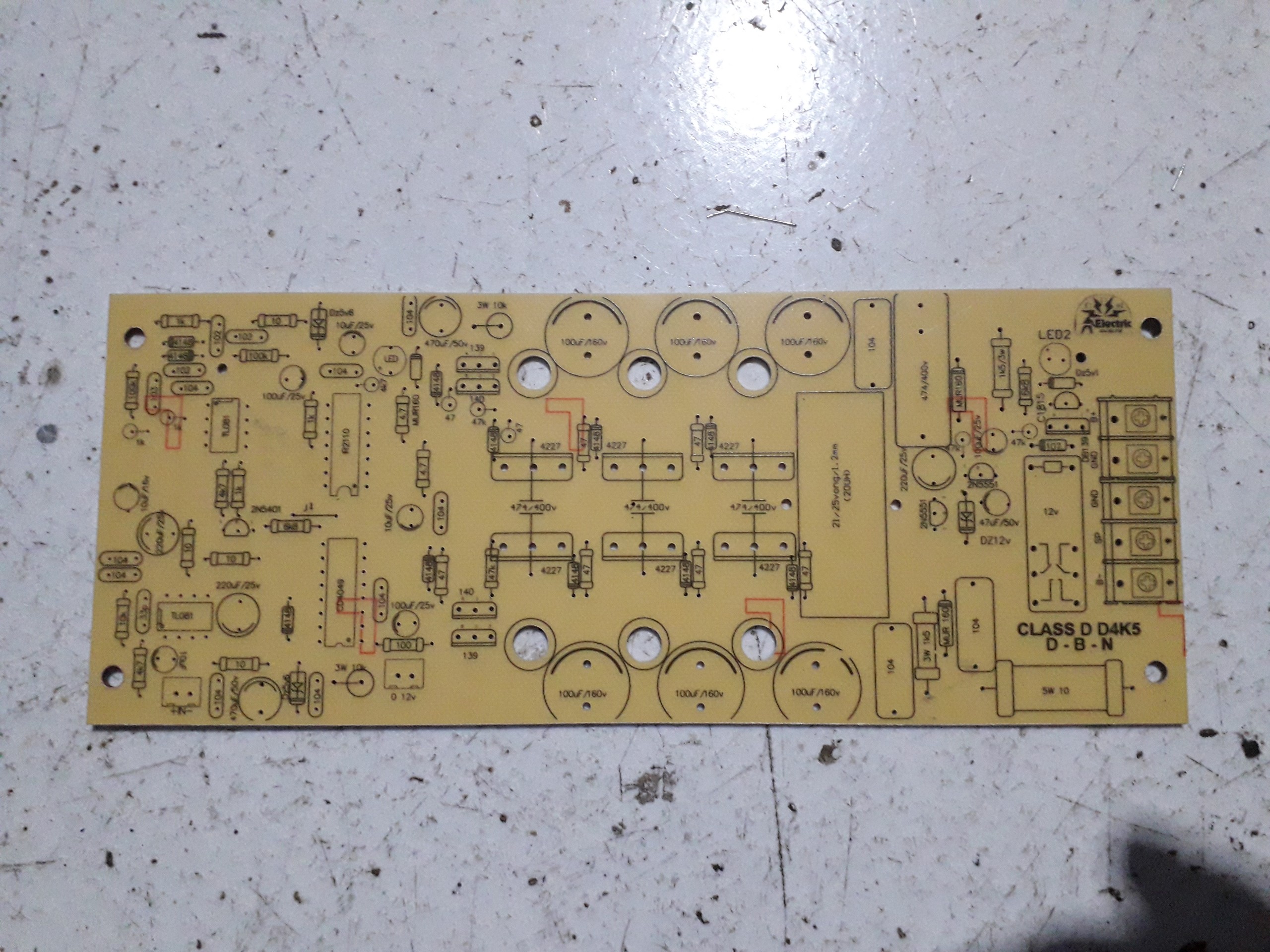 pcb classd 4500w