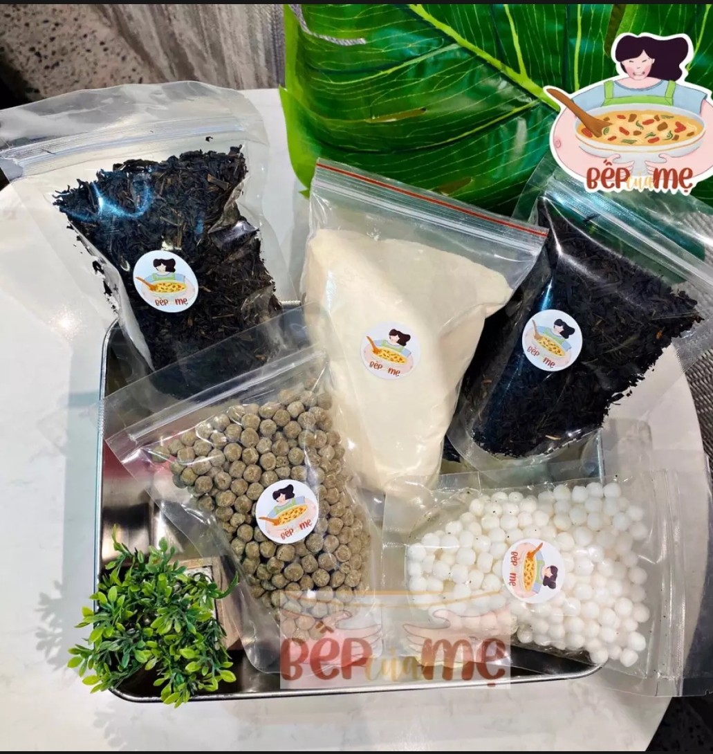 SET NGUYÊN LIỆU PHA TRÀ SỮA PHÚC LONG ,THÁI XANH ,THÁI ĐỎ NẤU ĐƯỢC 40 LY