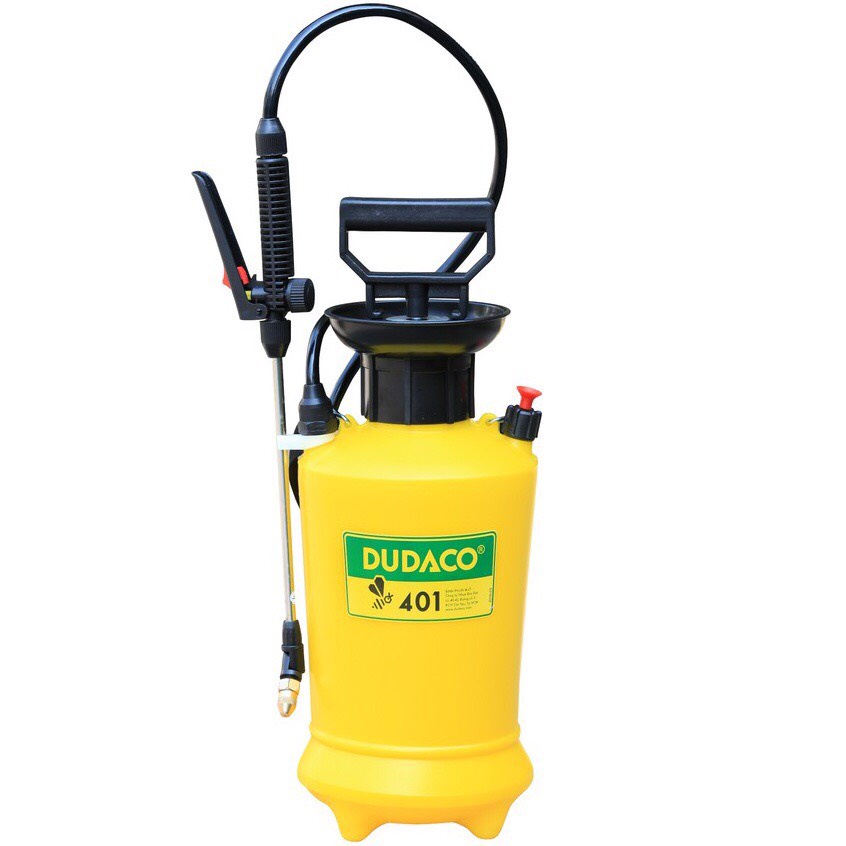 Bình tưới cây phun sương dudaco 4l có bec xoay 180 độ, cần inox 50cm