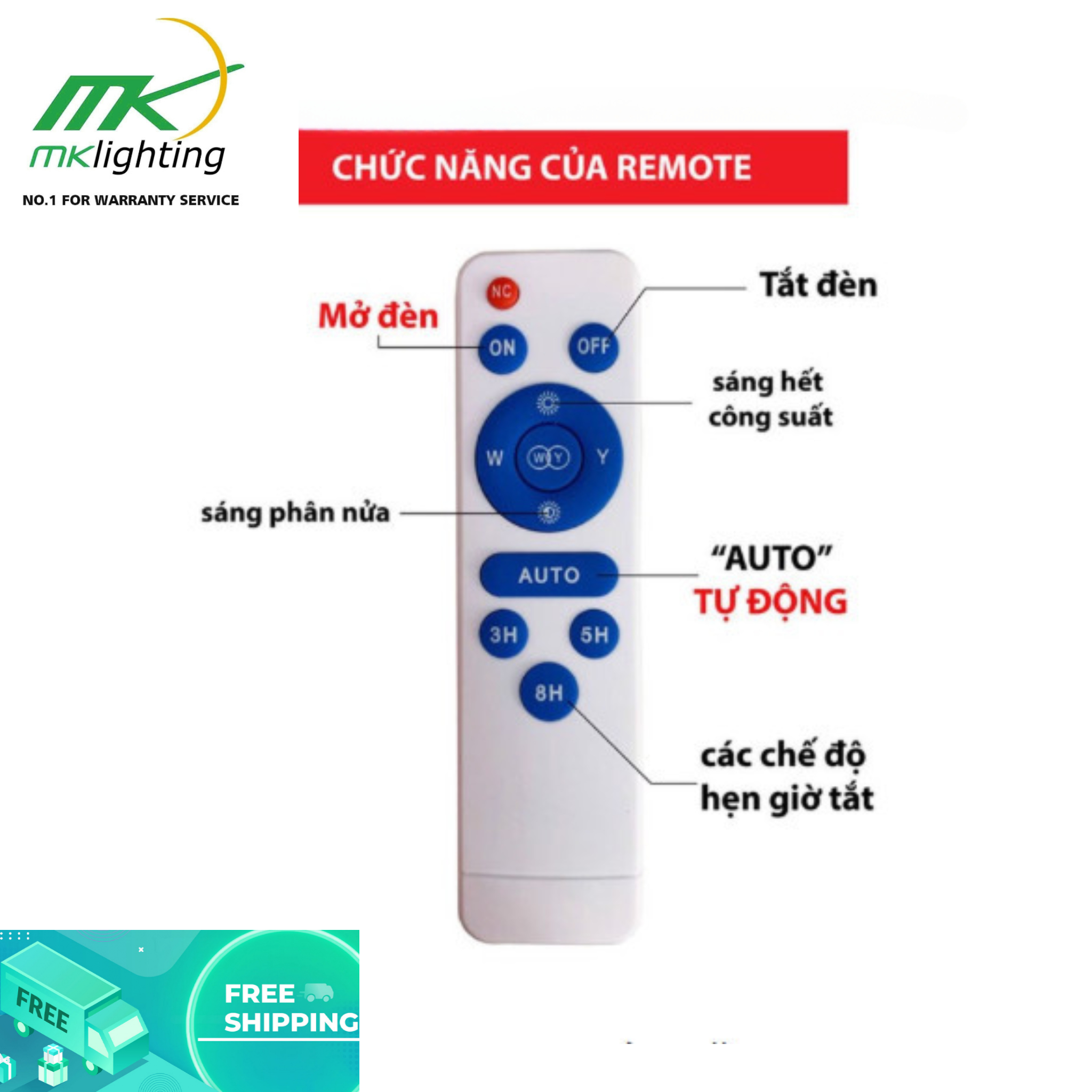 Phụ kiện đèn năng lượng mặt trời MKlighting Hàng chính hãng MKlighting