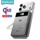 Kuulaa Qi2 1000mAh magsafe ngân hàng điện hiển thị kỹ thuật số 15W nhanh không dây sạc ngân hàng điện cho iPhone 17 Pro Max magsafe iPhone 12-17 loạt di động ngân hàng điện