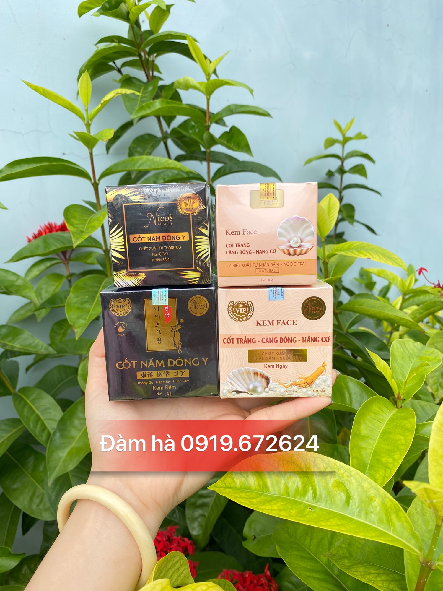 Kem face Cốt nám đông y Nicos Beauty- Kem face cốt trắng Niocs beauty