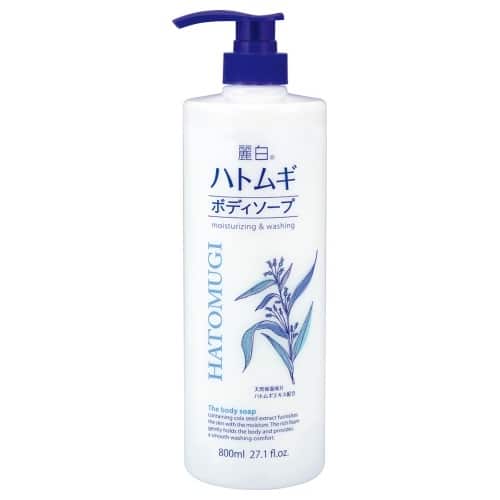 SỮA TẮM HATOMUGI MOISTURIZING & WASHING làm mềm mịn và dưỡng sáng da 800ml