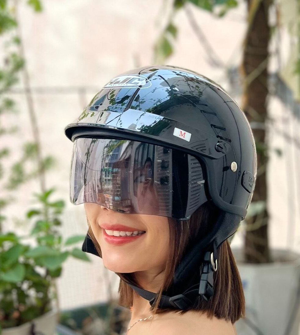 Mũ bảo hiểm nửa đầu HJC IS-2V tích hợp kính chống nắng - CHÍNH HÃNG