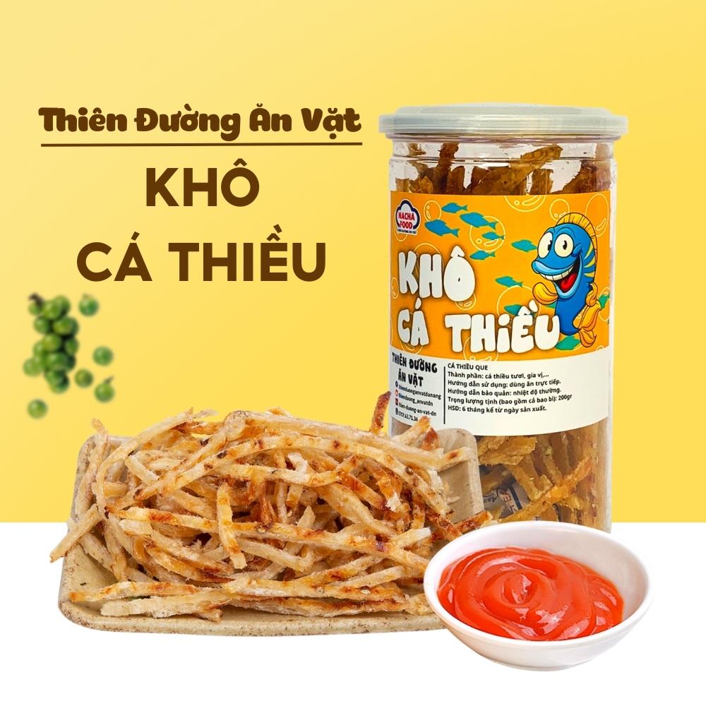 Cá thiều que 200g thiên đường ăn vặt đồ ăn vặt đà nẵng cá thiều nướng tiêu xanh thơm ngon ngọt thịt