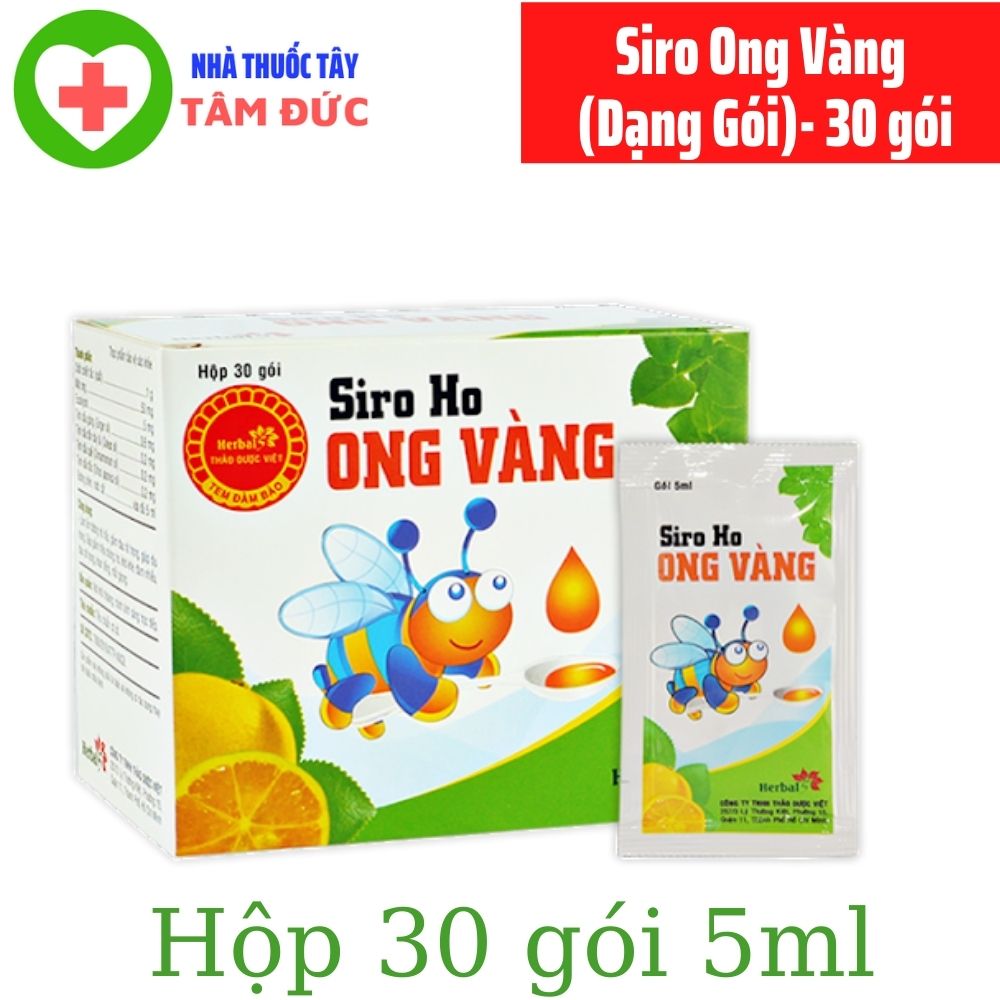 Siro ong vàng - 30 gói