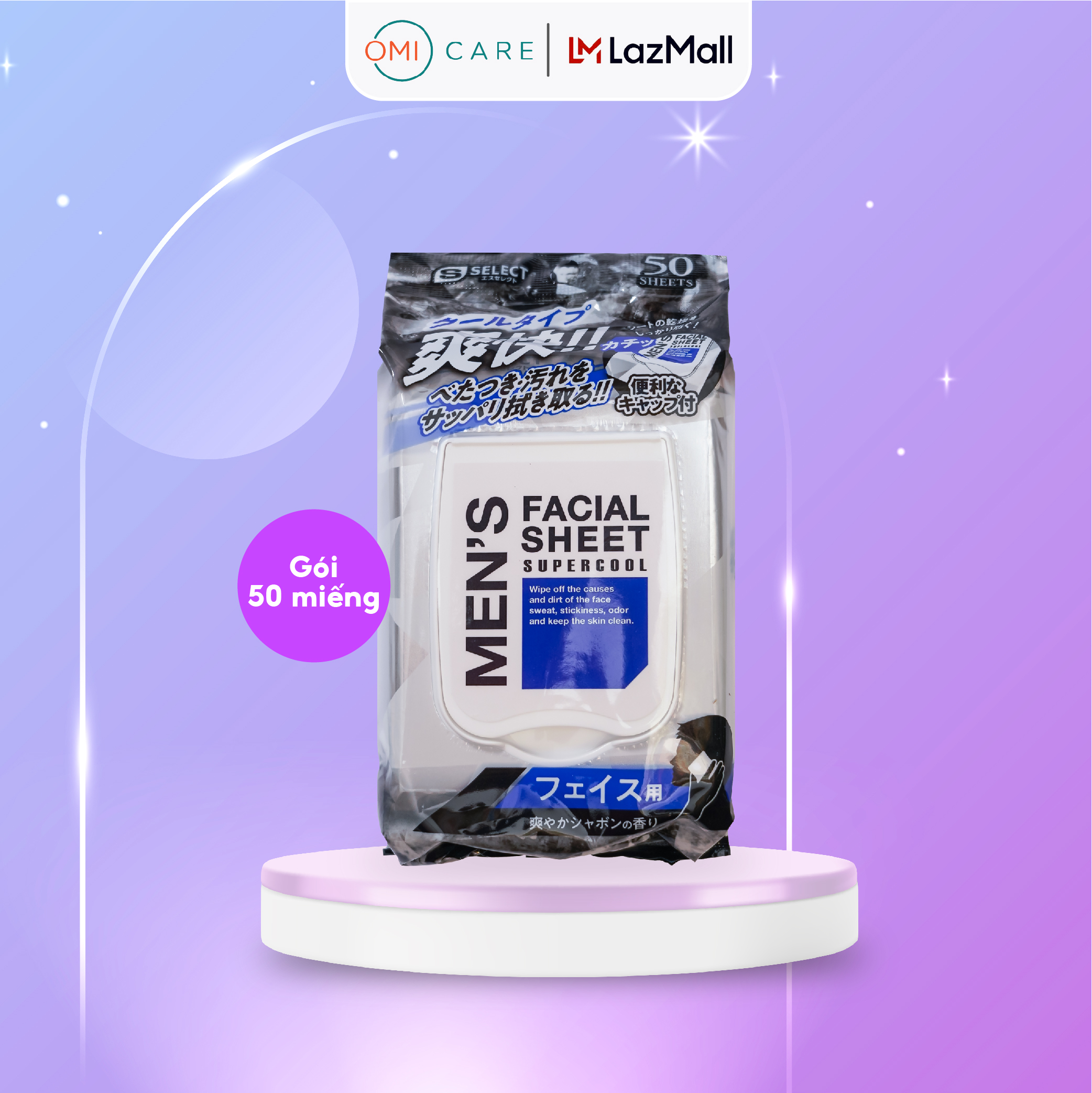 Khăn Ướt Lau Mặt Siêu Mát Lạnh Cho Nam S Select