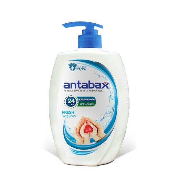 Nước rửa tay bảo vệ da kháng khuẩn antabax fresh sảng khoái 250ml