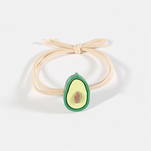 Set 2 Dây Buộc Tóc Đính Hình Trái Bơ Simple High Elasticity Nylon Elastic Hair Bands Avocado Fruit Ponytail For Women Girls Hair Band Baby Girl Headbands Accessories