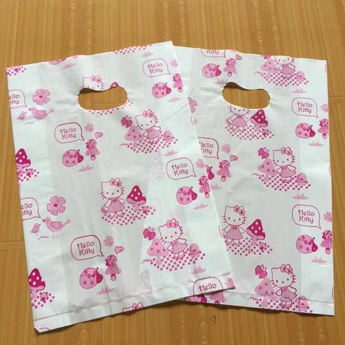 200g túi hột xoài đục lỗ trắng đục đựng hàng gói hàng nilong túi quà túi xốp hột - plastic bag