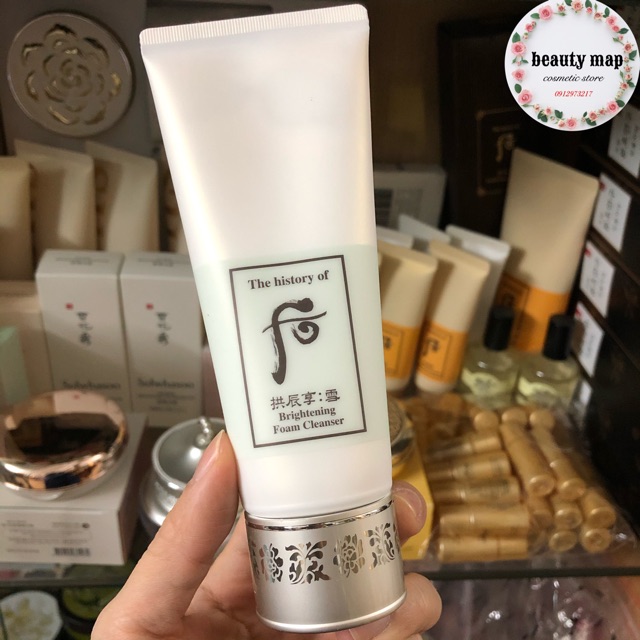 Sữa rửa mặt whoo trắng 100ml