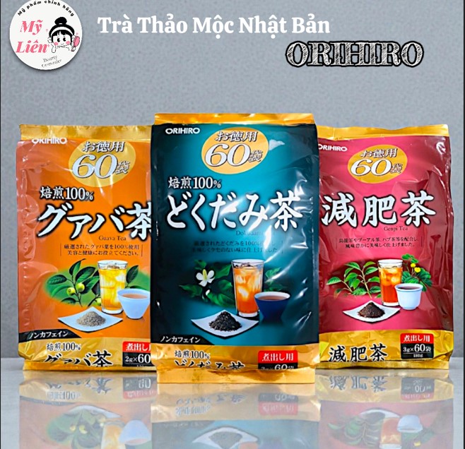 Trà ORIHIRO Túi Lọc Nhật Bản - Diếp Cá, Lá Ổi, Genpi