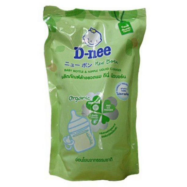 Nước rửa bình sữa và rau củ Dnee 600ml