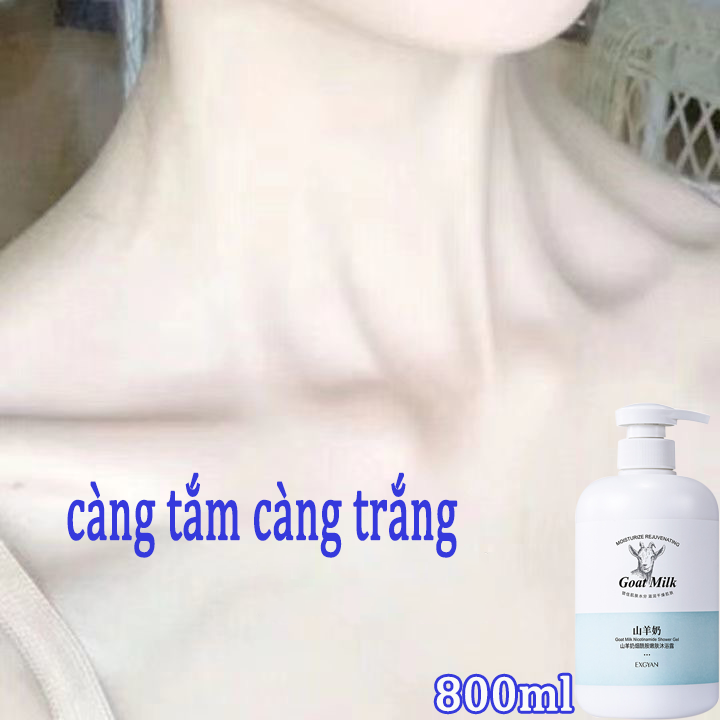 Sữa tắm trắng da Sữa tắm Niacinamide Sữa tắm chăm sóc da dê Dưỡng ẩm Dưỡng ẩm Làm sáng da Làm sáng da Giảm Melanin Làm sạch sâu cho làn da săn chắc và mịn màng Chăm sóc cơ thể nâng cao 800ml