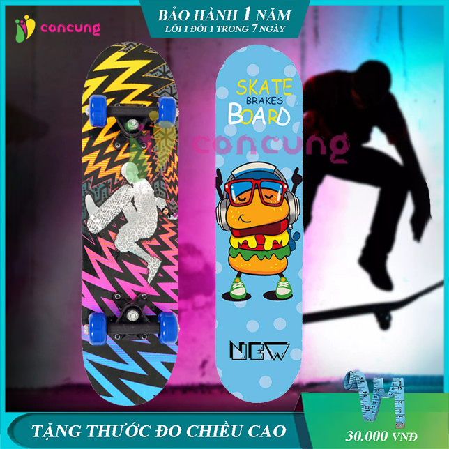 Ván trượt trẻ em Yoyo dành cho trẻ từ 2 đến 6 tuổi màu sắc đa dạng bắt mắt, Đồ chơi trẻ em