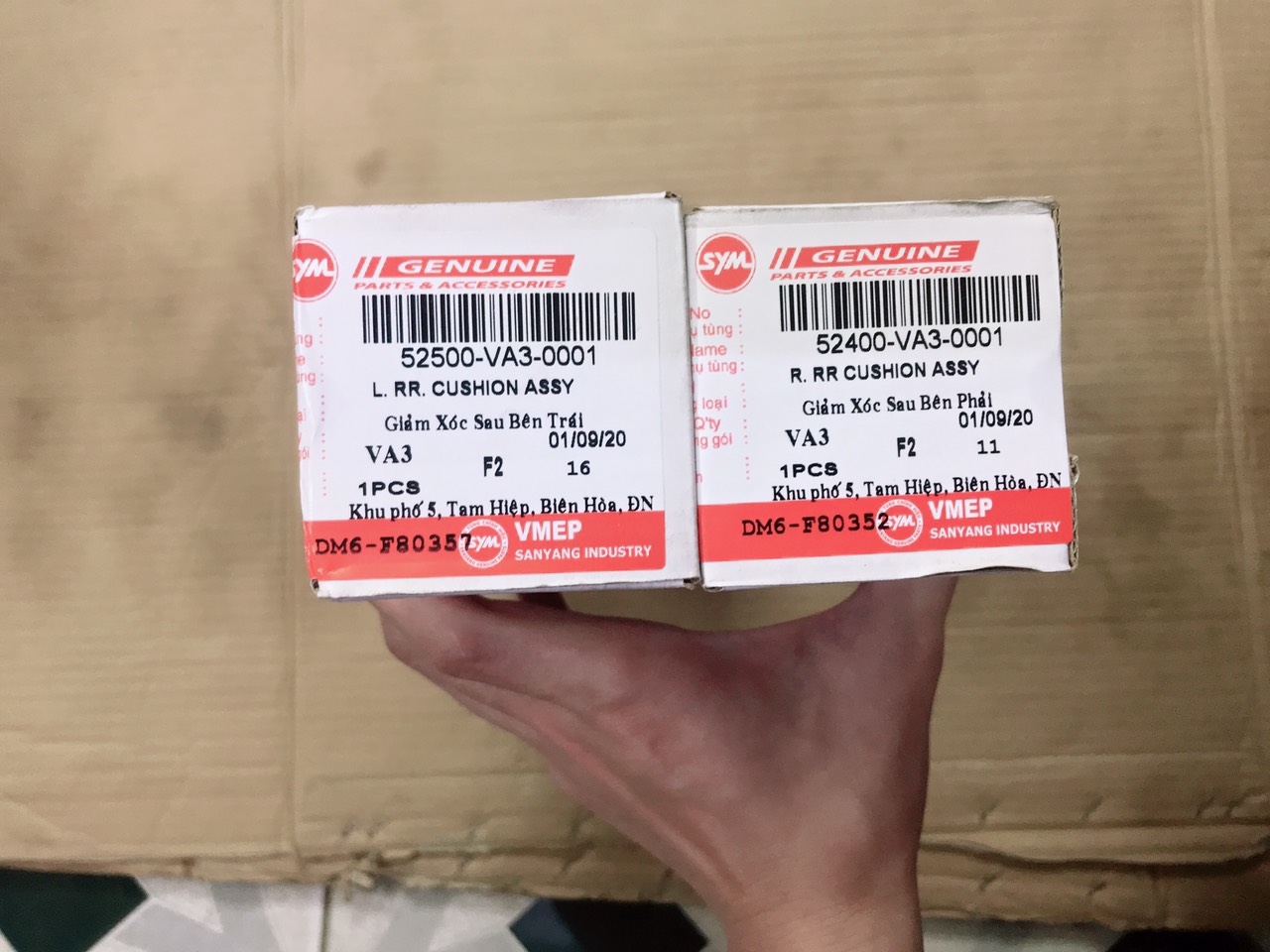 Phuộc nhún sau xe Angel 100cc chính hãng SYM