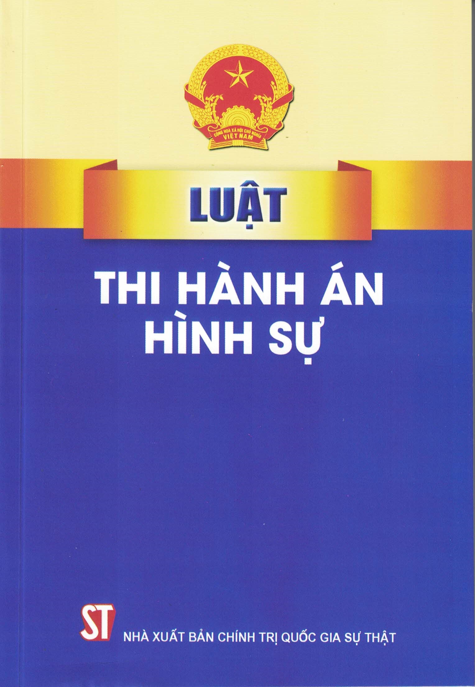 Luật Thi Hành Án Hình Sự