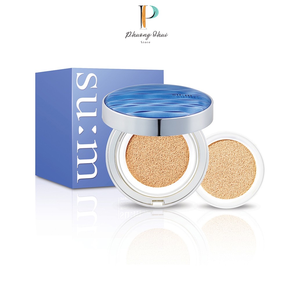 Phấn nước cấp ẩm sum37 water full cc cushion perfect finish special set kèm 2 lõi 15g