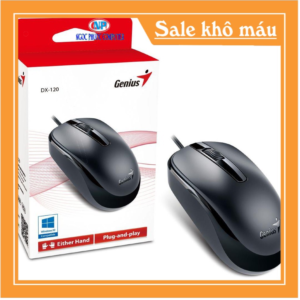 Chuột có dây genius cổng usb - hàng chính hãng